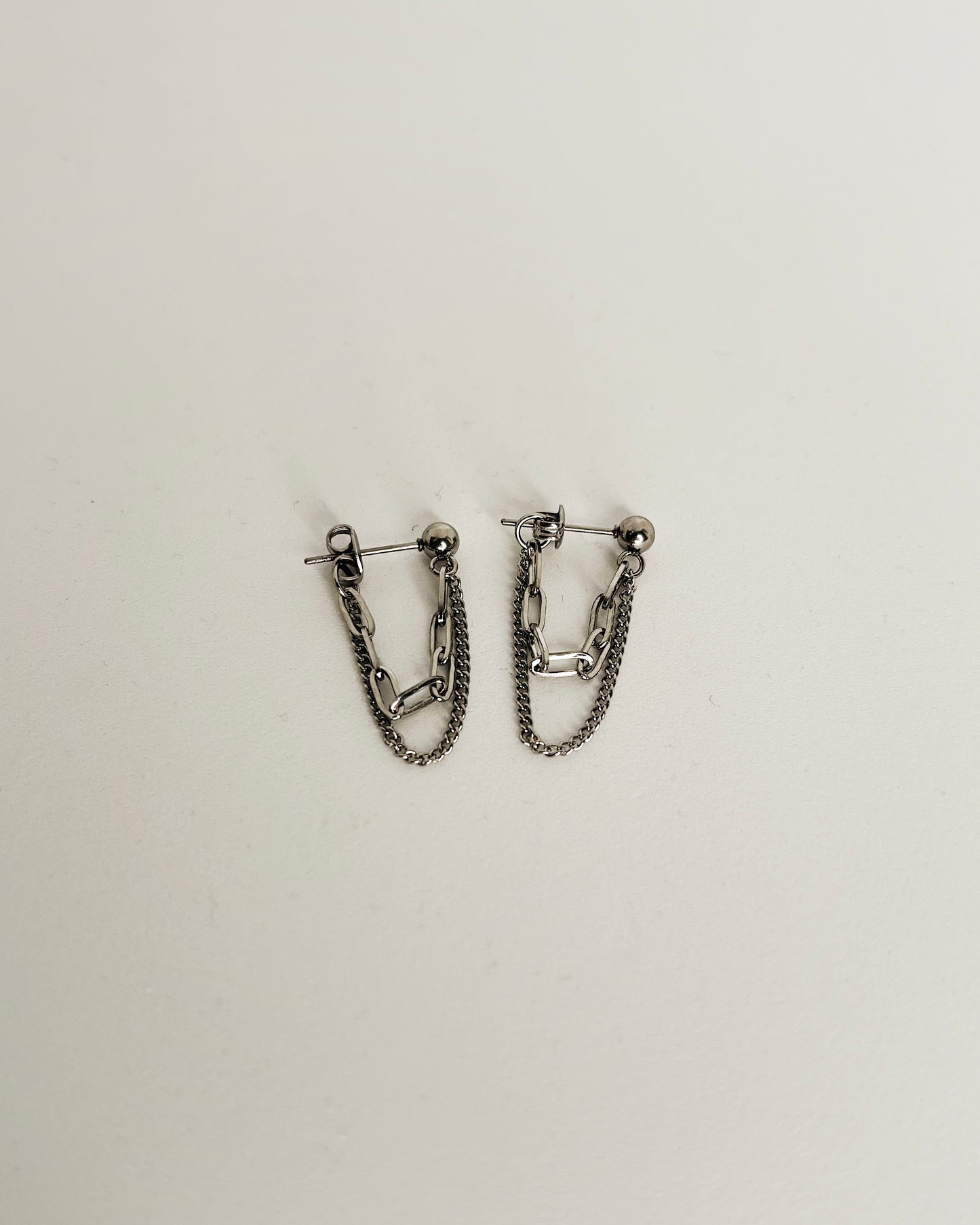 Earrings | Double Chain