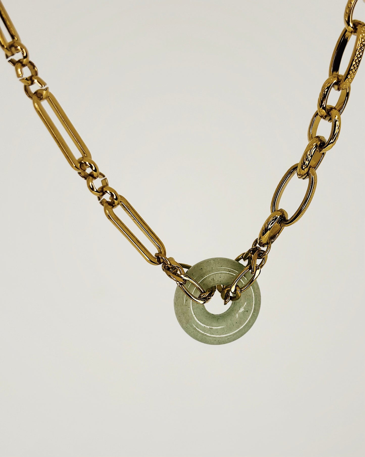 Necklace | Linked Jade