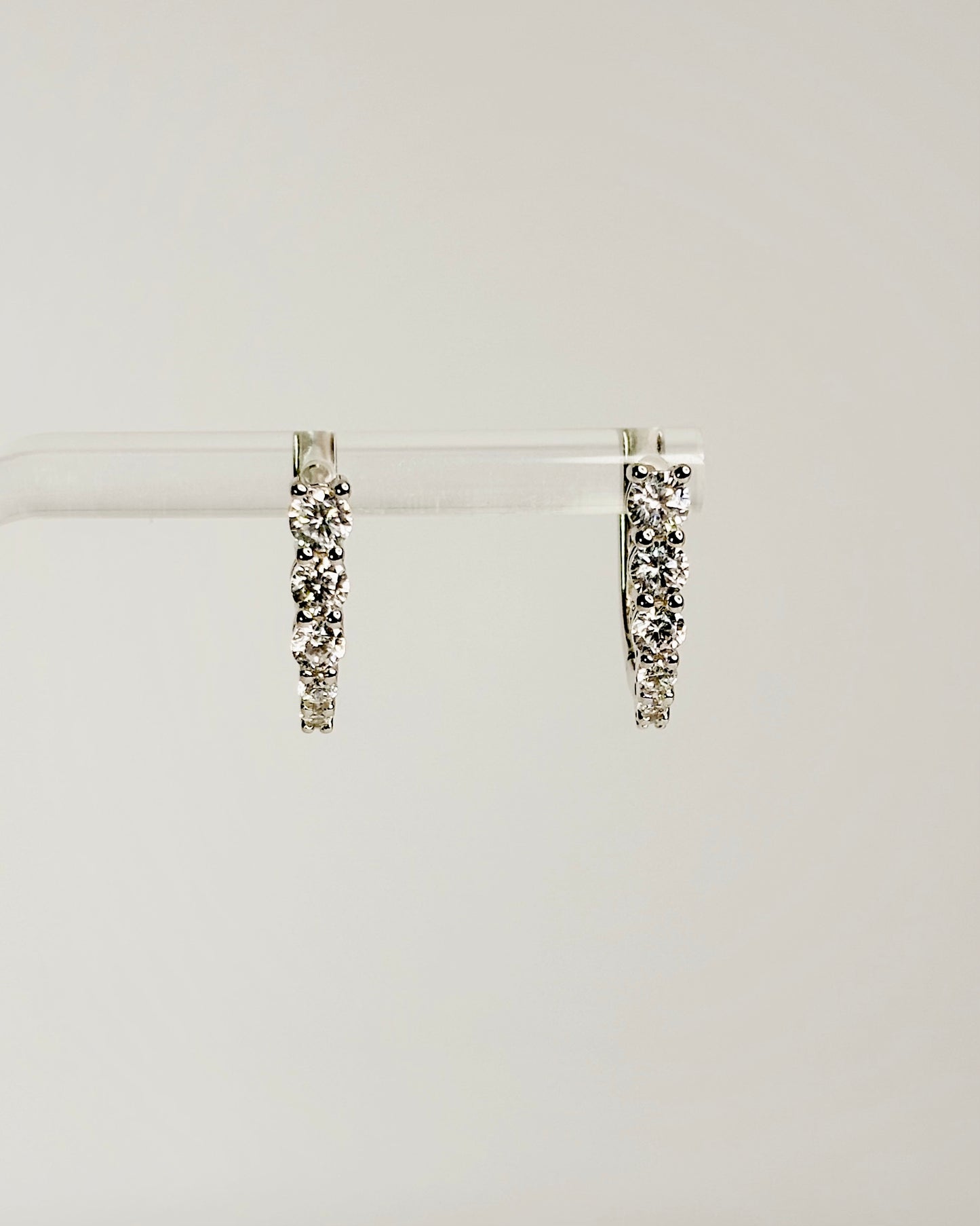 Earrings | Sparkling Cascade Huggie