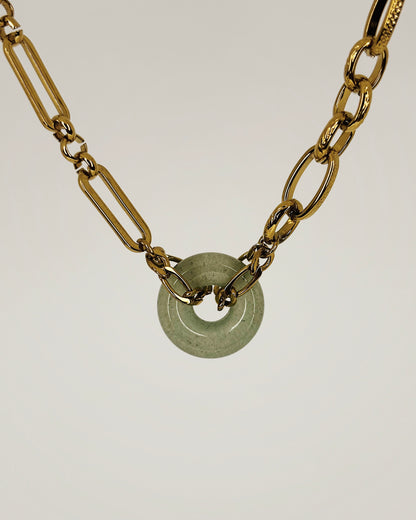 Necklace | Linked Jade